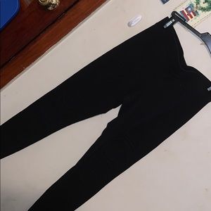 Express ripped black leggings